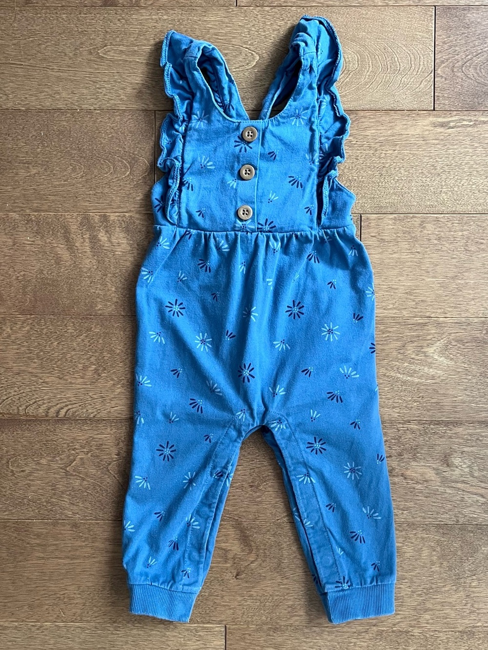3/$10 CARTERS Baby girl overalls 12m